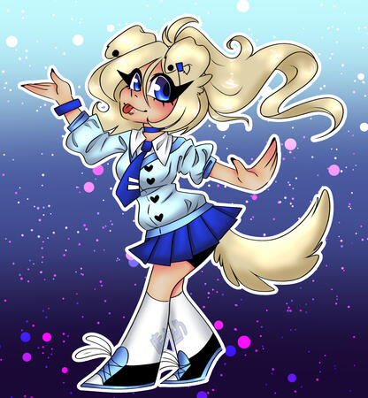 Blue pupper Blue pupper