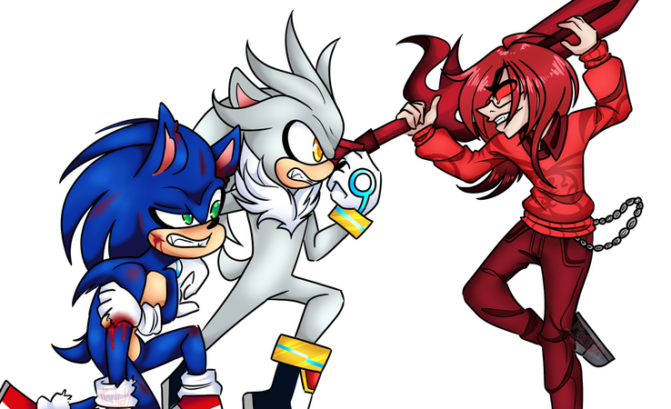 sonic vs charA sonic vs charA